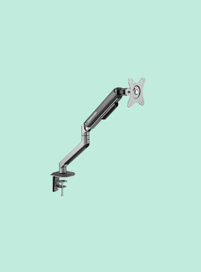 a humanmotion t6 monitor arm black color