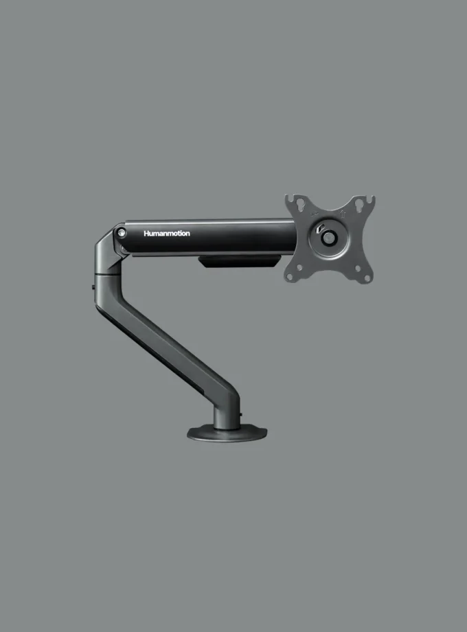 a humanmotion t6 monitor arm black color