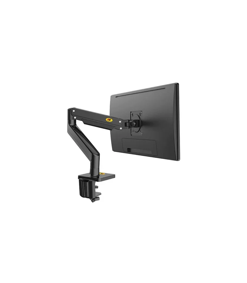 a north bayou g40 monitor arm with a monitor behind view
