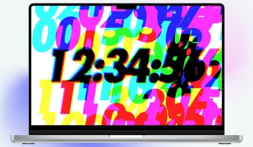 10+ màn hình chờ đồng hồ cho Macbook P.1