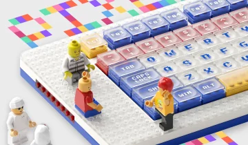 MelGeek Pixel – Bàn phím cơ xếp hình LEGO