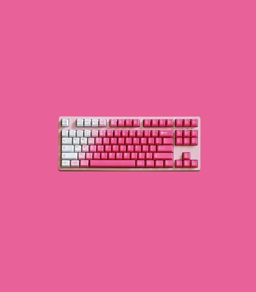 Keycap màu hồng Yeti Pink Tổng hợp những bộ keycap giá rẻ
